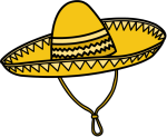 Yellow Sombrero Hat