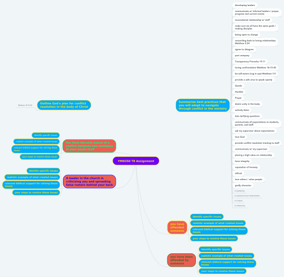 YMN350 T8 Assignment: MindMeister mind map template | Biggerplate